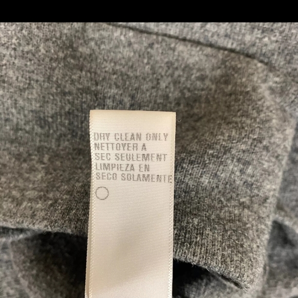 James Perse Grey Pullover Mockneck Wool Sweater 3/Large Preppy Neutral Old Money - Picture 10 of 12